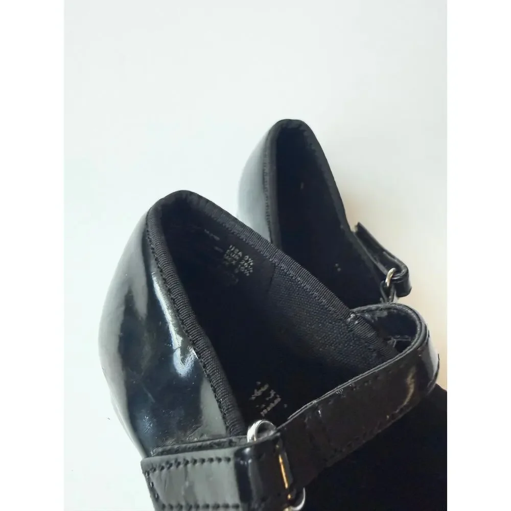 ART Black Patent Leather Tap Shoes Size 9.5